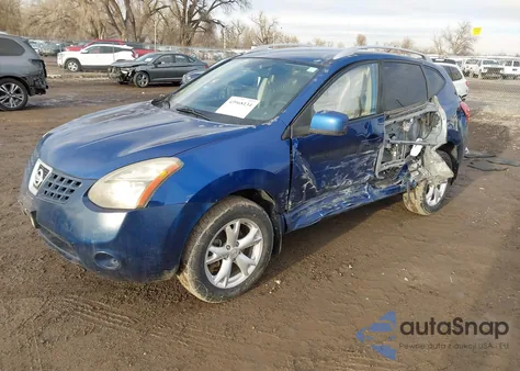 2008 Nissan Rogue Sl из США, поврежденный, VIN JN8AS58T48W021764